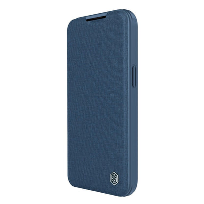 Nillkin Qin Cloth Pro Case Case for iPhone 14 Pro Max Camera Cover Holster Cover Flip Case Blue_5
