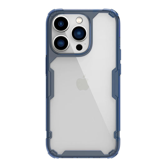 Nillkin Nature Pro case iPhone 14 Pro armored cover blue cover_0