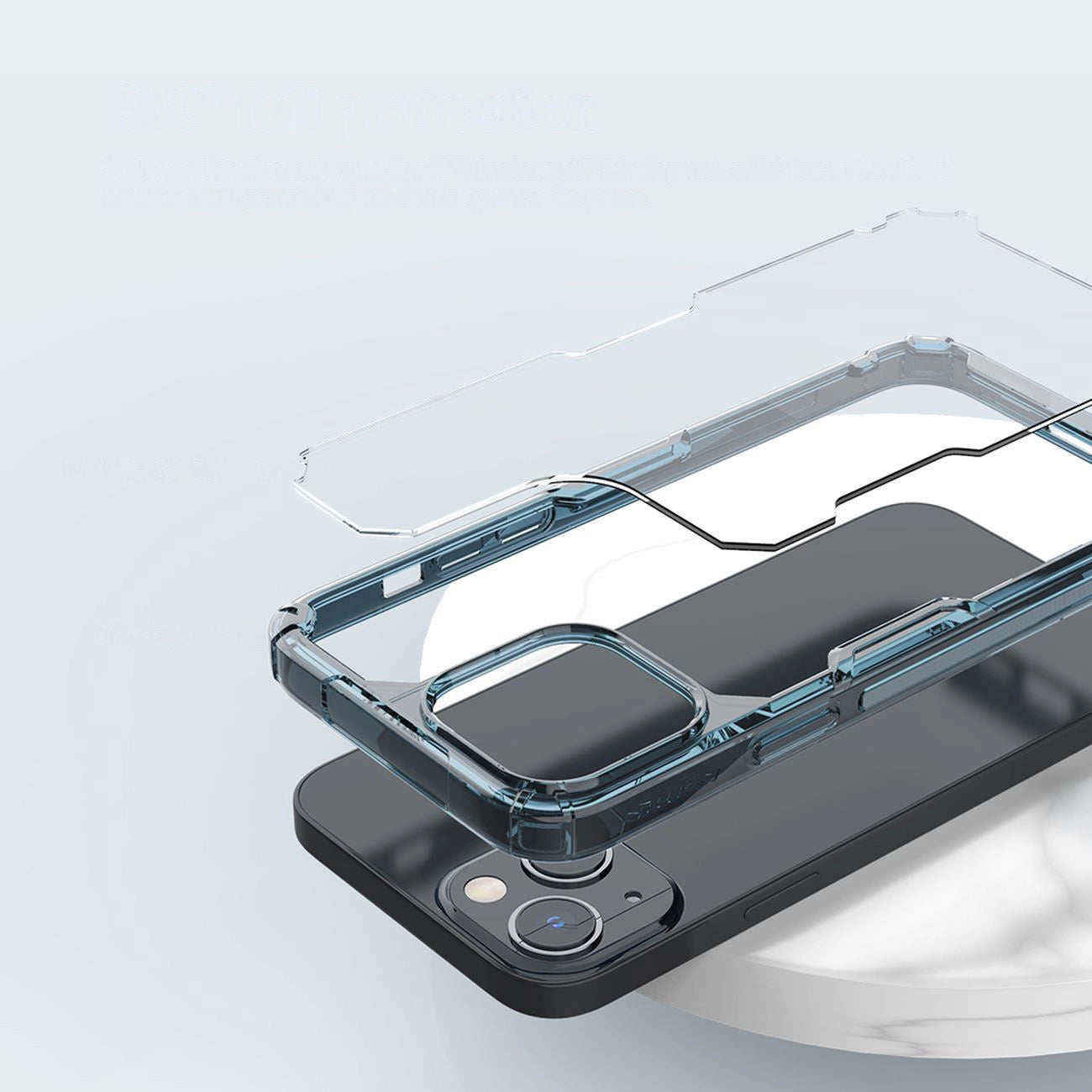 Nillkin Nature Pro iPhone 14 Plus case, armored cover, transparent cover_11