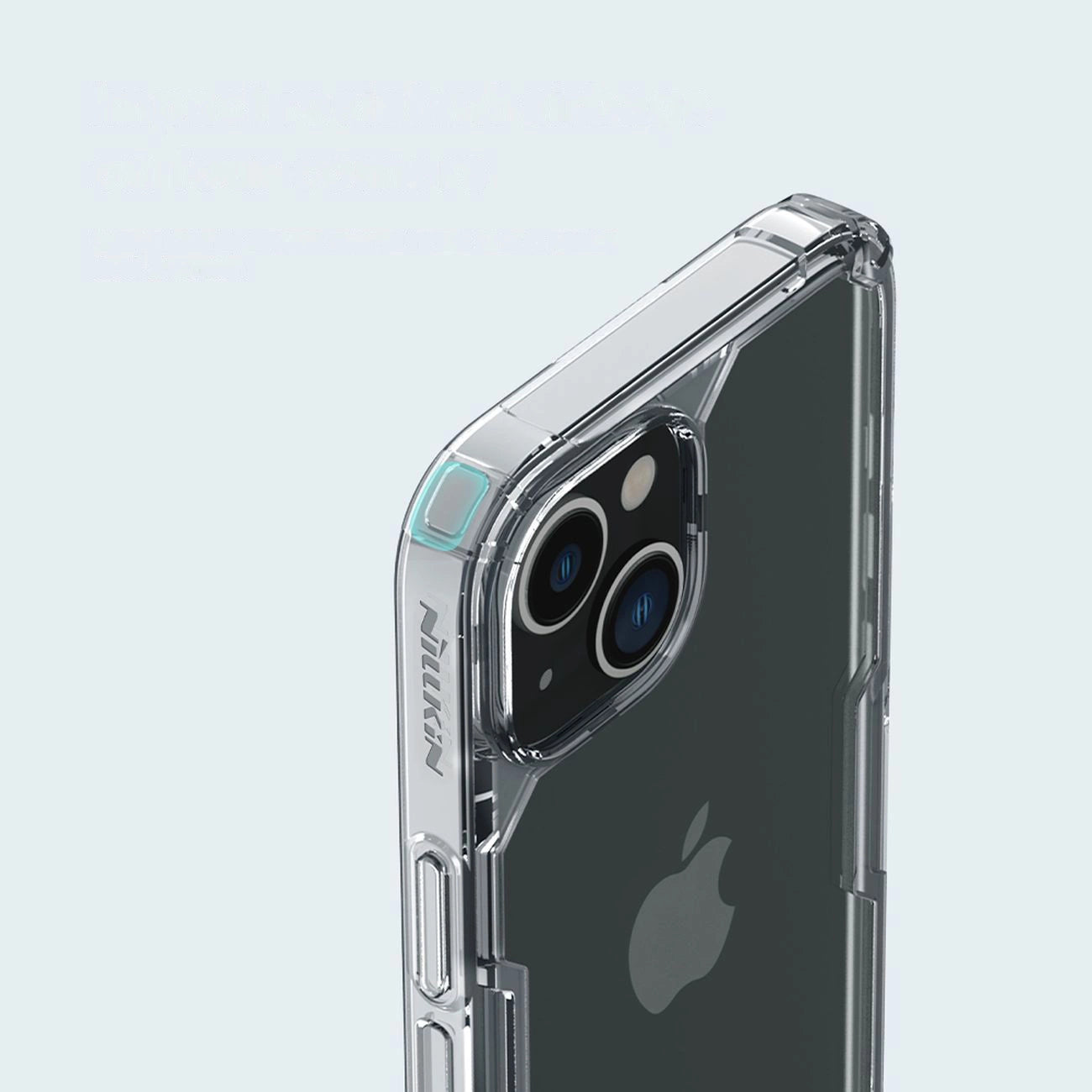 Nillkin Nature Pro iPhone 14 Plus case, armored cover, blue cover_17