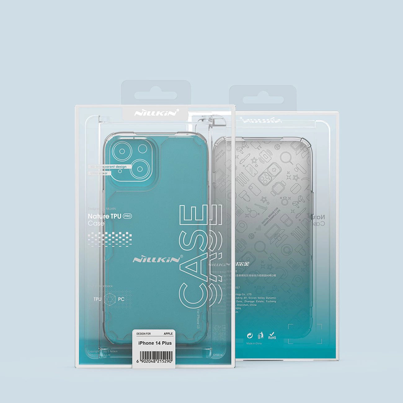 Nillkin Nature Pro iPhone 14 Plus case, armored cover, blue cover_8