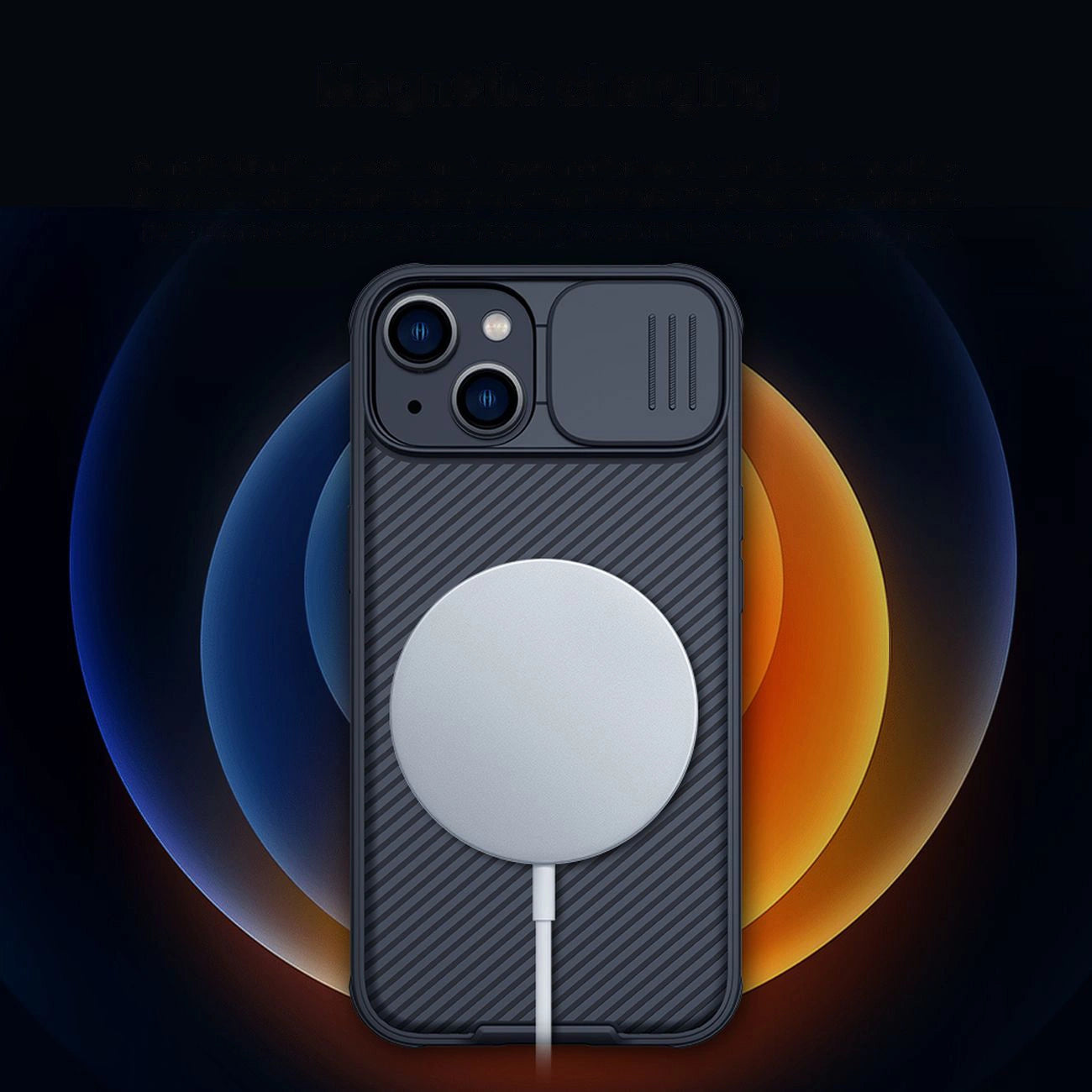 Nillkin CamShield Pro Magnetic Case iPhone 14 Plus Cover Camera Protector Black (with MagSafe)_8