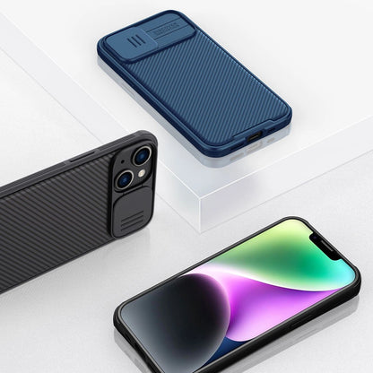Nillkin CamShield Pro Magnetic Case iPhone 14 Plus Cover Camera Protector Blue (with MagSafe)_15