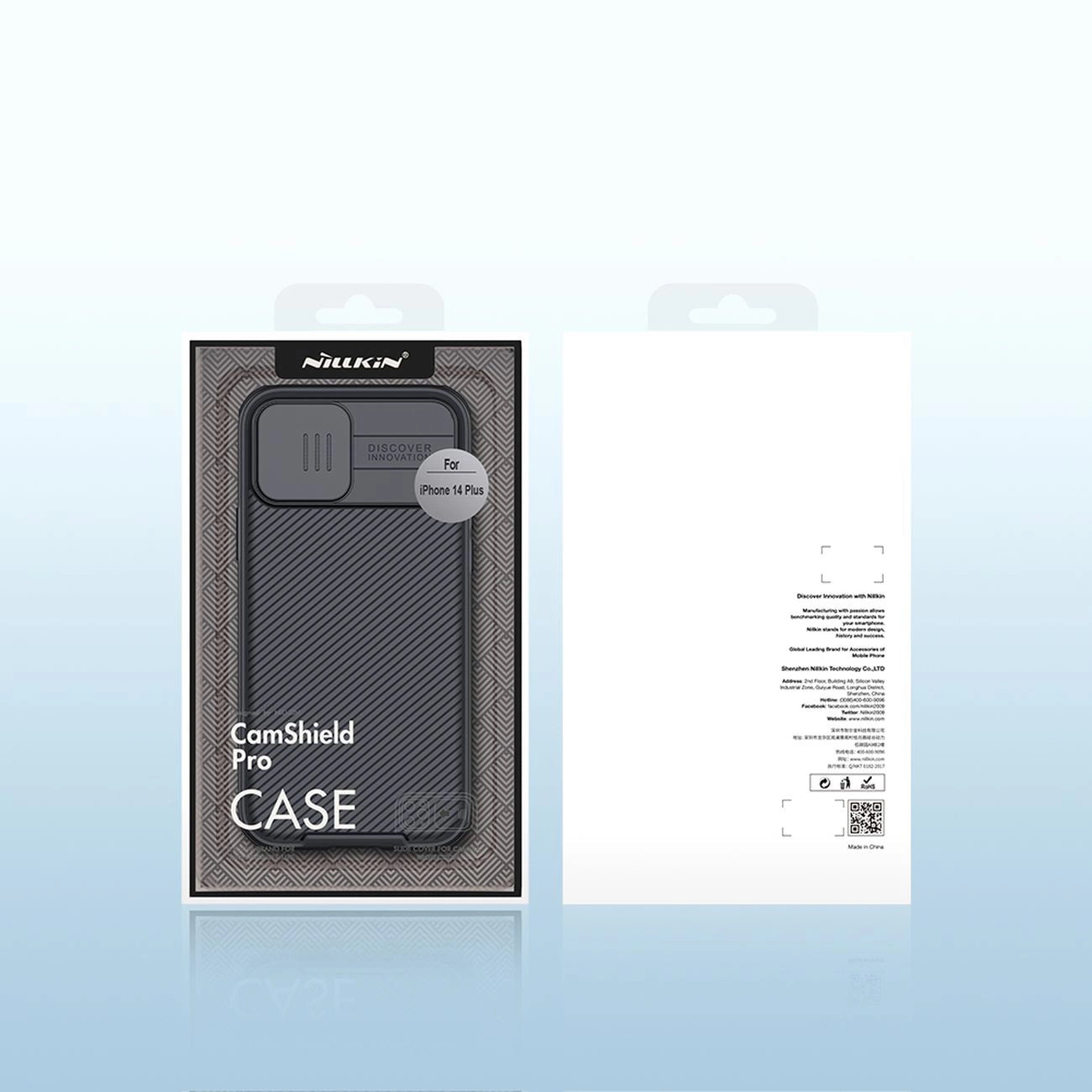 Nillkin CamShield Pro Magnetic Case iPhone 14 Plus Cover Camera Protector Blue (with MagSafe)_4