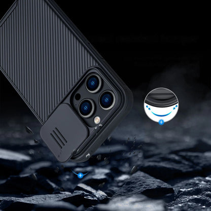 Nillkin CamShield Pro Magnetic Case iPhone 14 Pro Max Cover Camera Protector Blue (with MagSafe)_12