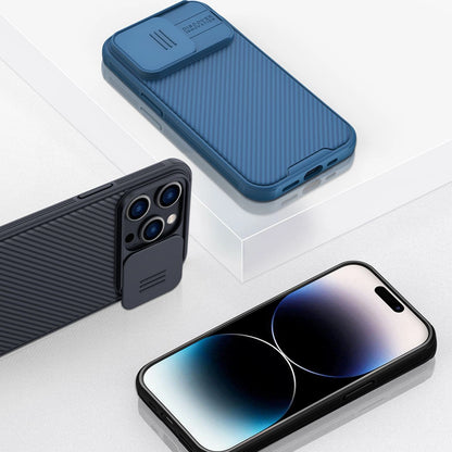 Nillkin CamShield Pro Magnetic Case iPhone 14 Pro Max Cover Camera Protector Blue (with MagSafe)_13