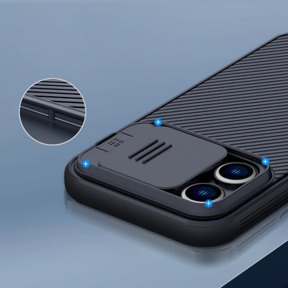 Nillkin CamShield Pro Magnetic Case iPhone 14 Pro Max Cover Camera Protector Blue (with MagSafe)_8