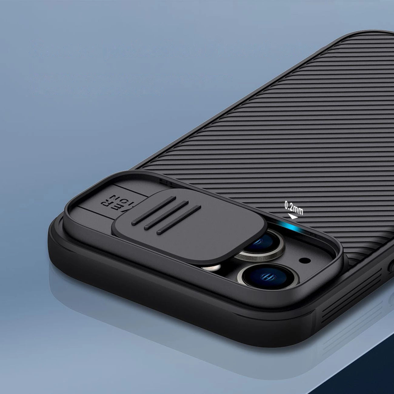 Nillkin CamShield Pro Case iPhone 14 Plus Armored Cover Camera Protector Blue_7