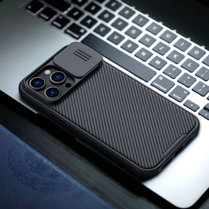 Nillkin CamShield Pro Case iPhone 14 Pro Max Armored Cover Camera Protector Blue_14