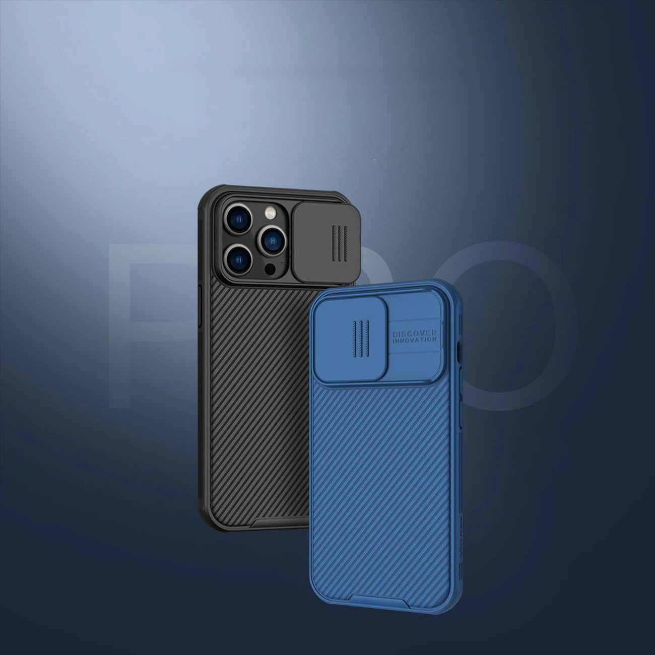 Nillkin CamShield Pro Case iPhone 14 Pro Max Armored Cover Camera Protector Blue_6