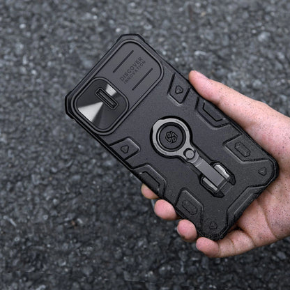 Nillkin CamShield Armor Pro Case iPhone 14 Plus case armored cover with camera cover ring stand black_8