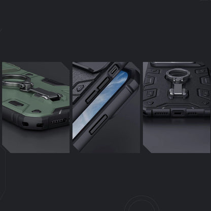 Nillkin CamShield Armor Pro Case iPhone 14 Plus armored cover with camera cover ring stand blue_13