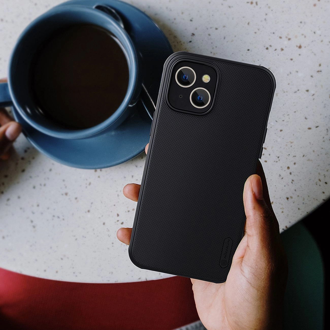 Nillkin Super Frosted Shield Pro case for iPhone 14 Plus back cover black_15
