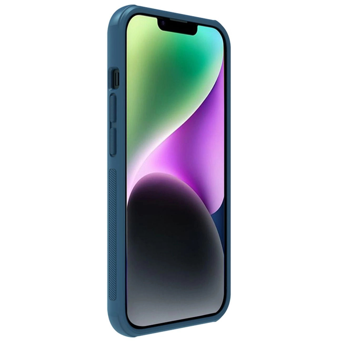 Nillkin Super Frosted Shield Pro Magnetic Case for iPhone 14 Plus with MagSafe magnetic blue_3