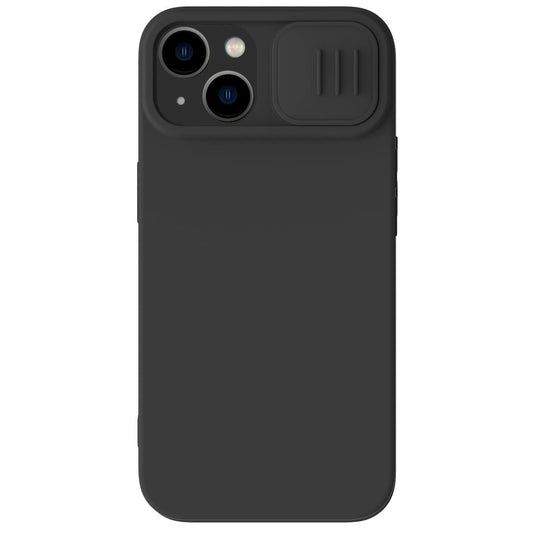 Nillkin CamShield Magnetic Silicone Case iPhone 14 Plus Magnetic MagSafe Cover with Camera Protector Black_0