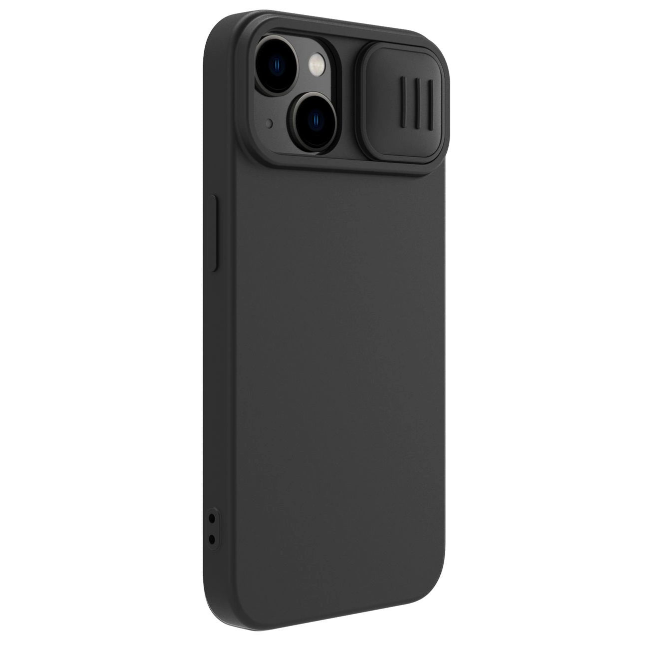 Nillkin CamShield Magnetic Silicone Case iPhone 14 Plus Magnetic MagSafe Cover with Camera Protector Black_2