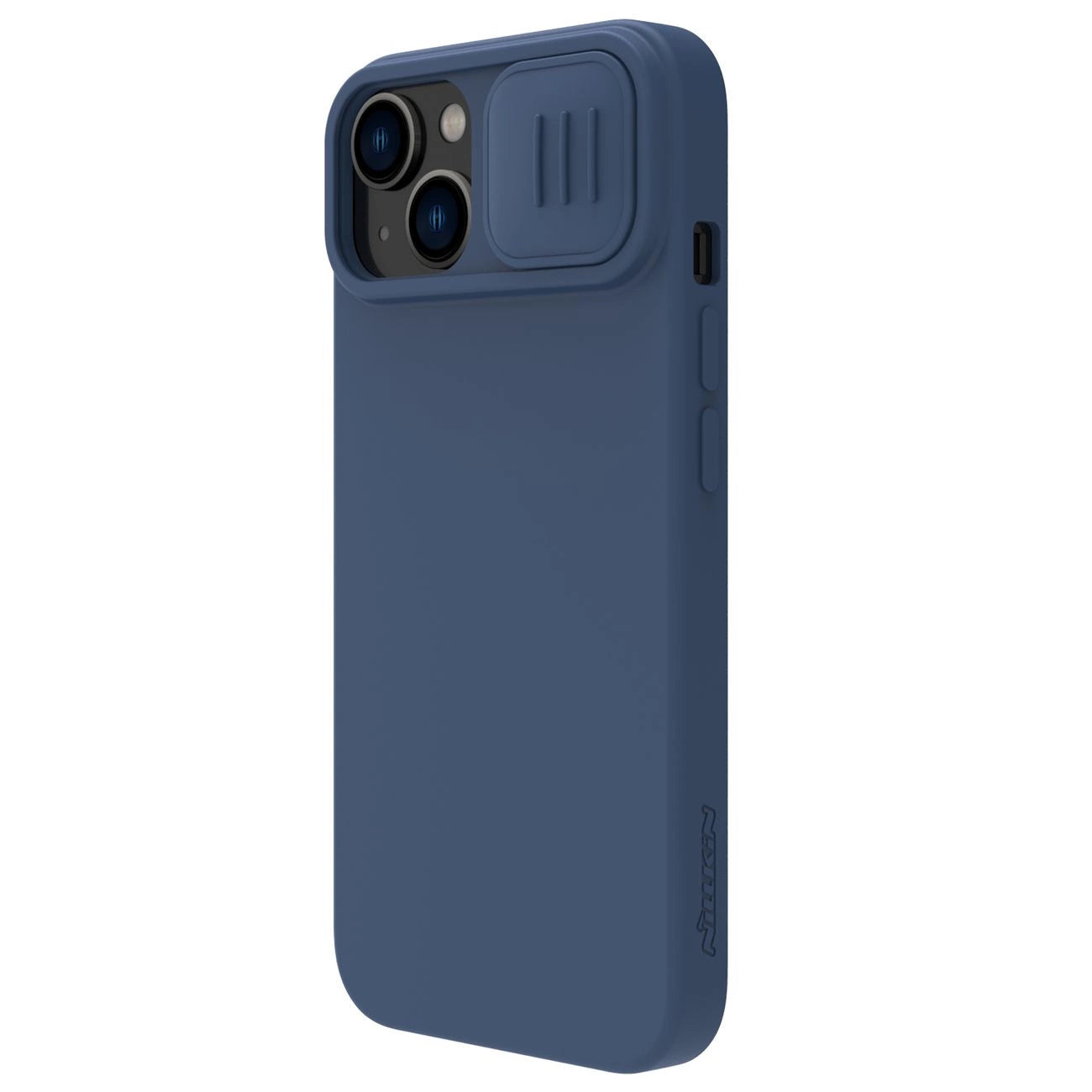 Nillkin CamShield Magnetic Silicone Case iPhone 14 Plus Magnetic MagSafe Cover with Camera Protector Blue_2