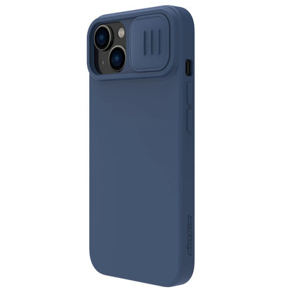 Nillkin CamShield Magnetic Silicone Case iPhone 14 Plus Magnetic MagSafe Cover with Camera Protector Blue_2