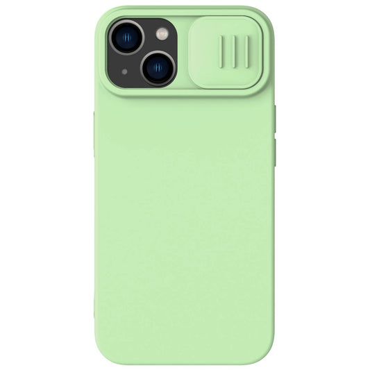 Nillkin CamShield Magnetic Silicone Case iPhone 14 Plus Magnetic MagSafe Cover with Camera Protector Green_0
