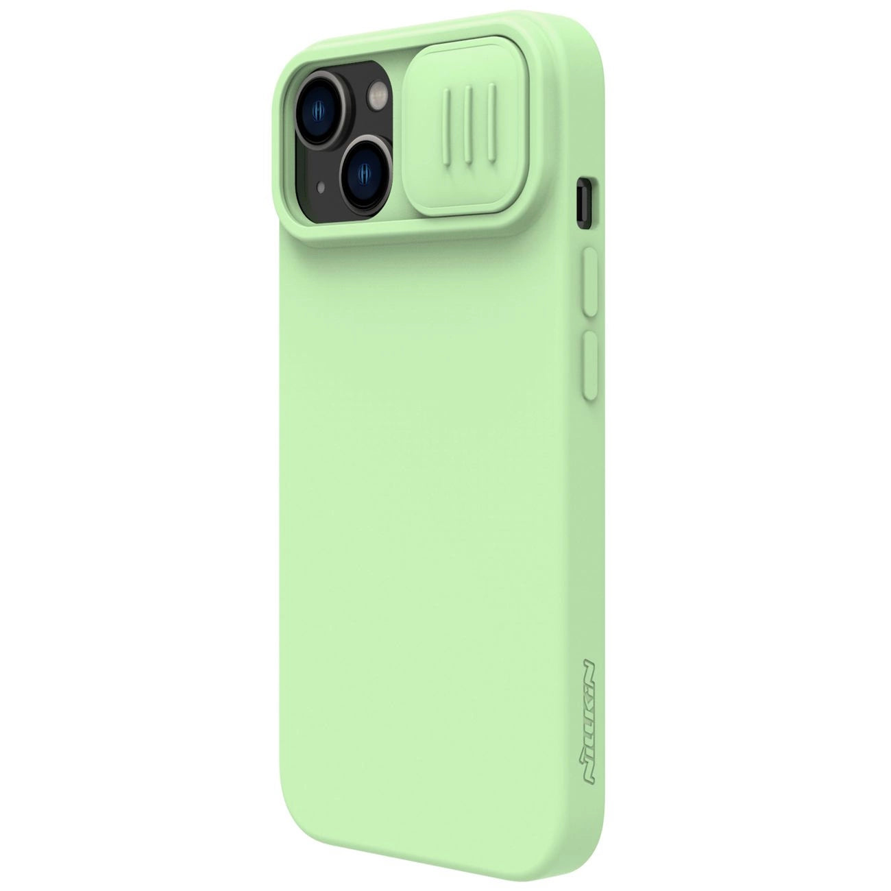 Nillkin CamShield Magnetic Silicone Case iPhone 14 Plus Magnetic MagSafe Cover with Camera Protector Green_2