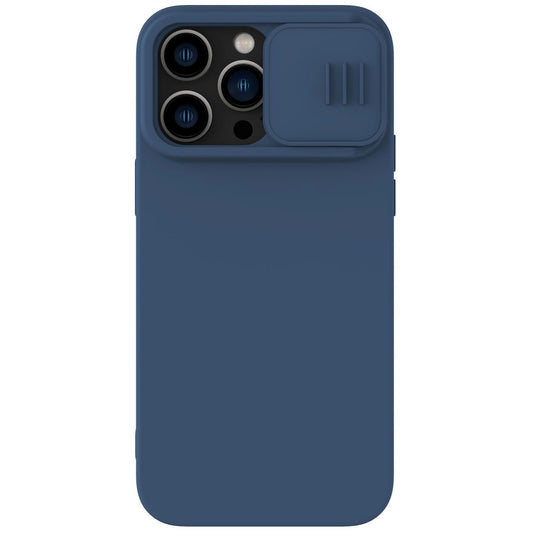 Nillkin CamShield Magnetic Silicone Case iPhone 14 Pro Max Magnetic MagSafe Cover with Camera Protector Blue_0