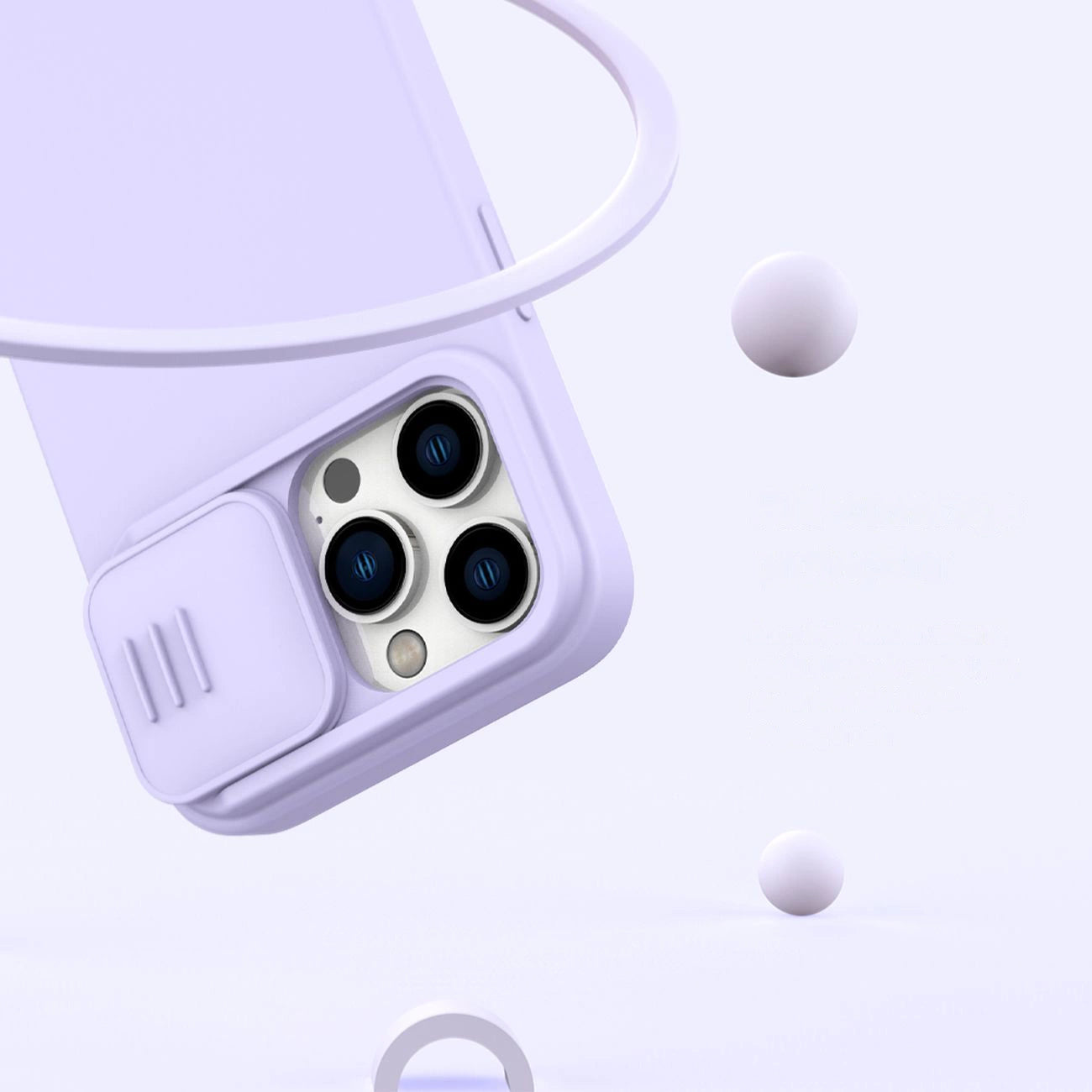Nillkin CamShield Magnetic Silicone Case iPhone 14 Pro Max Magnetic MagSafe Cover with Camera Protector Blue_15