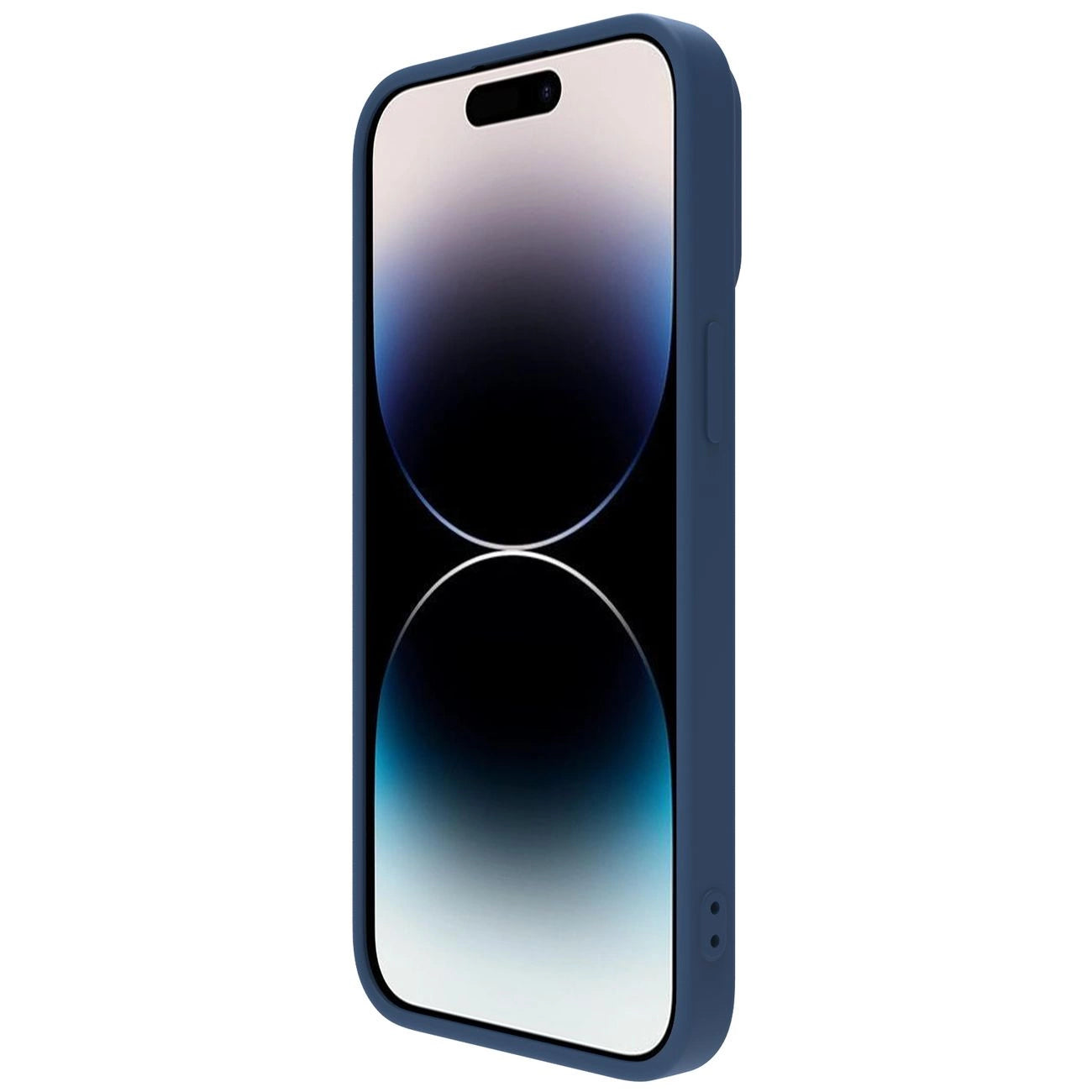 Nillkin CamShield Magnetic Silicone Case iPhone 14 Pro Max Magnetic MagSafe Cover with Camera Protector Blue_3