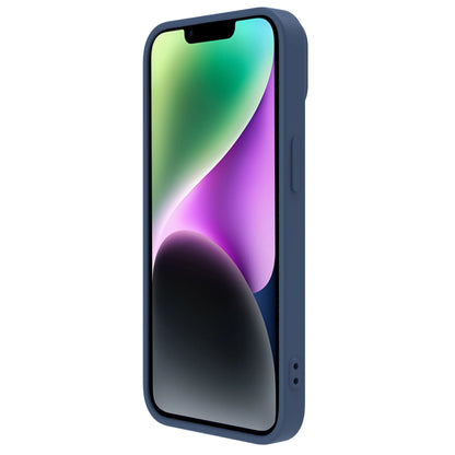 Nillkin CamShield Silky Silicone Case iPhone 14 case cover with camera cover blue_5