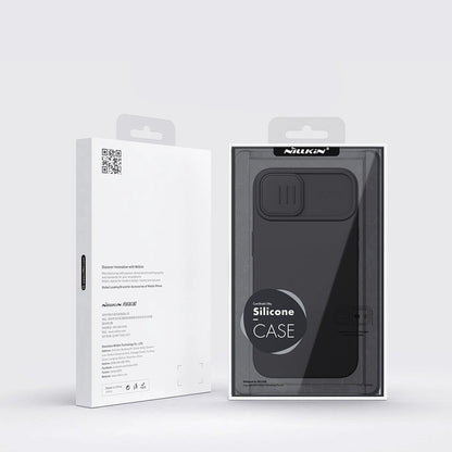 Nillkin CamShield Silky Silicone Case iPhone 14 Plus Case with Camera Protector Black_4