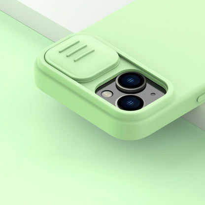 Nillkin CamShield Silky Silicone Case iPhone 14 Plus Case with Camera Protector Blue_7