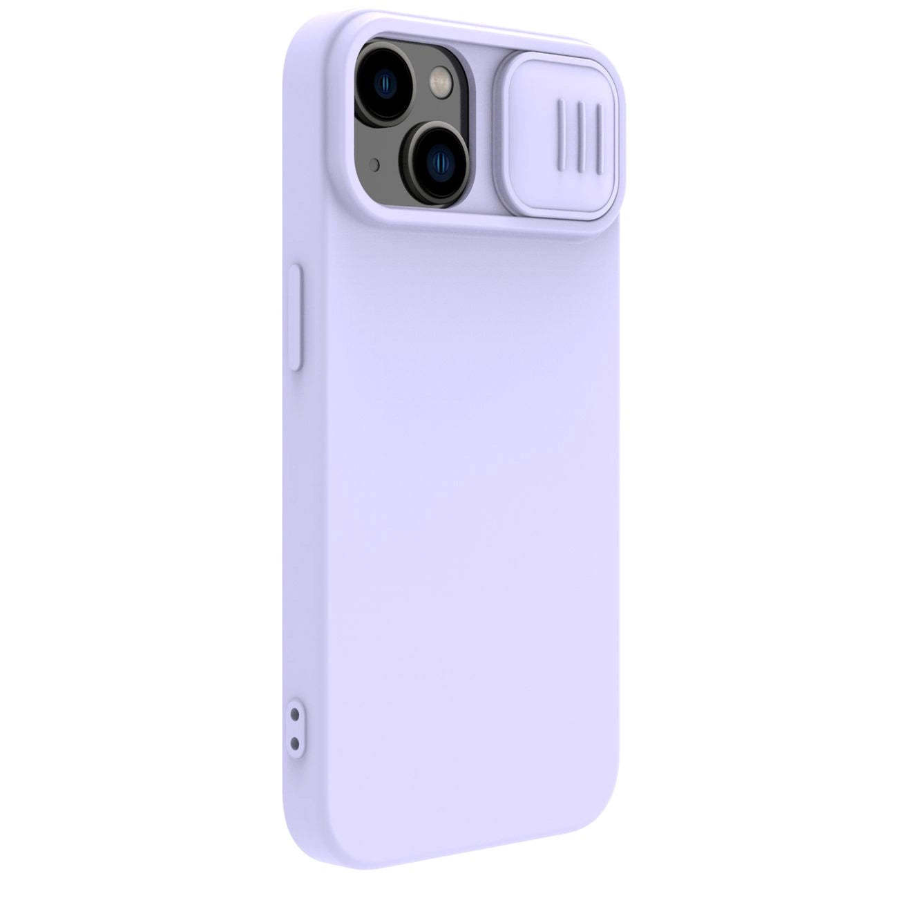Nillkin CamShield Silky Silicone Case iPhone 14 Plus Case with Camera Protector Purple_2