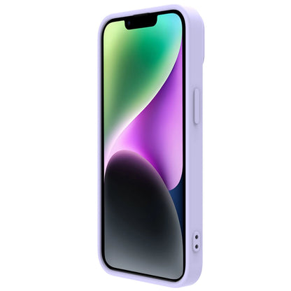 Nillkin CamShield Silky Silicone Case iPhone 14 Plus Case with Camera Protector Purple_3