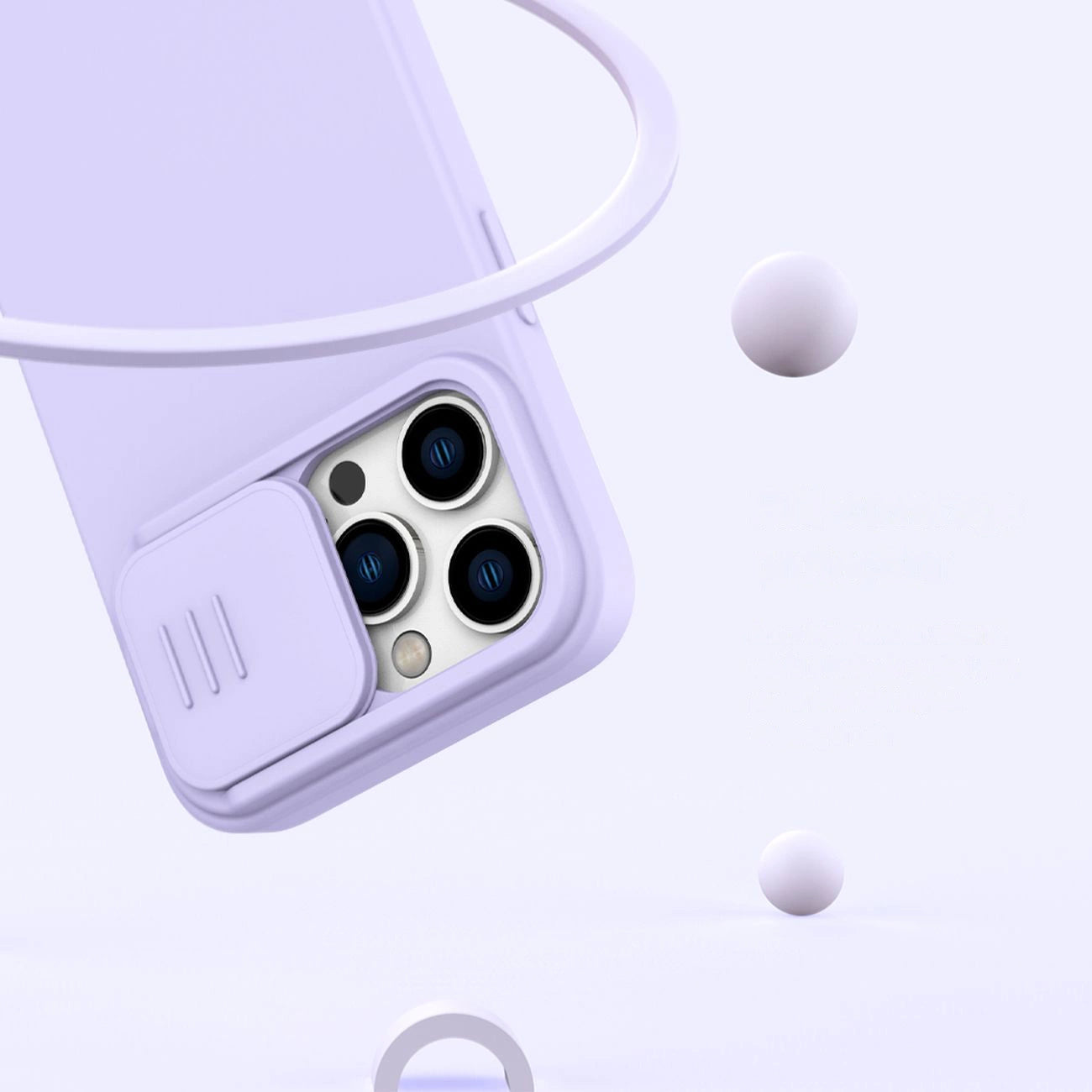 Nillkin CamShield Silky Silicone Case iPhone 14 Pro Max Silicone Cover with Camera Protector Blue_10