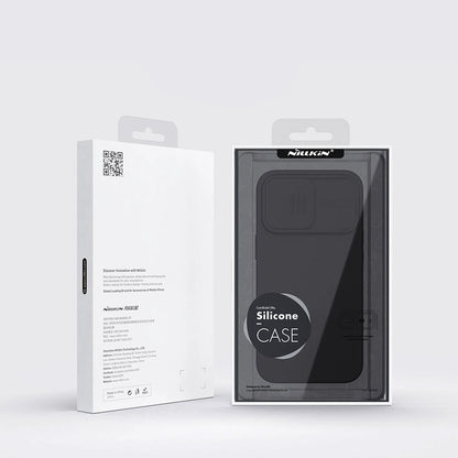 Nillkin CamShield Silky Silicone Case iPhone 14 Pro Max Silicone Cover with Camera Protector Blue_4