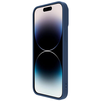 Nillkin CamShield Silky Silicone Case iPhone 14 Pro Max Silicone Cover with Camera Protector Blue_5