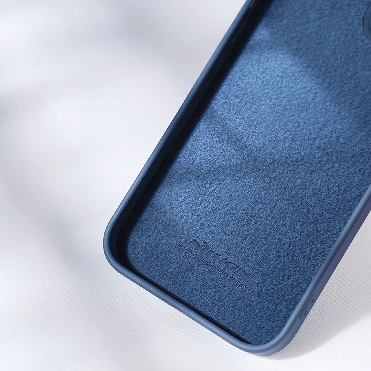 Nillkin CamShield Silky Silicone Case iPhone 14 Pro Max Silicone Cover with Camera Protector Blue_7