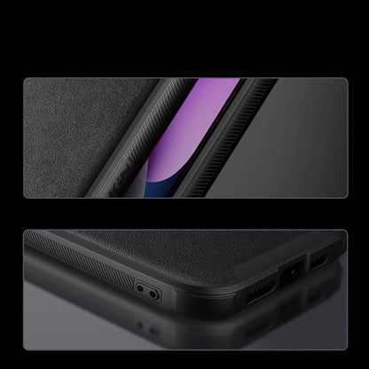 Nillkin CamShield Leather S Case iPhone 14 case cover with camera cover black_12