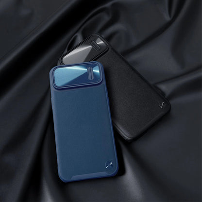 Nillkin CamShield Leather S Case iPhone 14 case cover with camera cover black_13