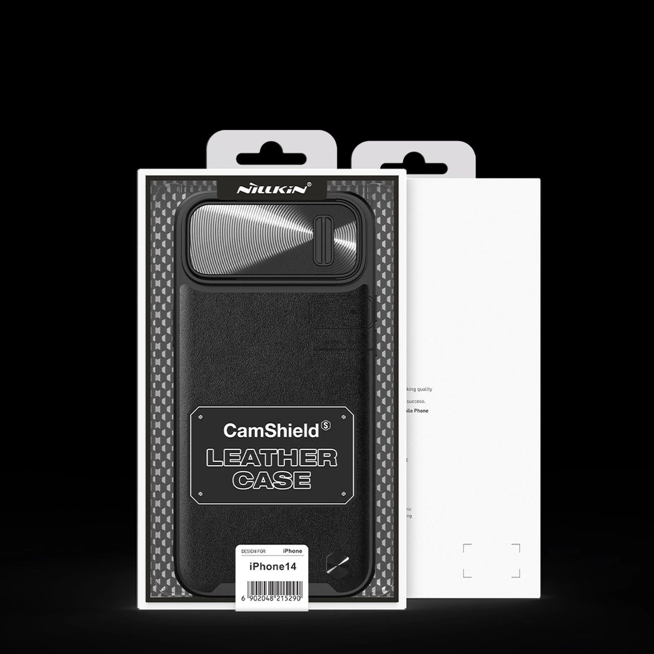 Nillkin CamShield Leather S Case iPhone 14 case cover with camera cover black_4