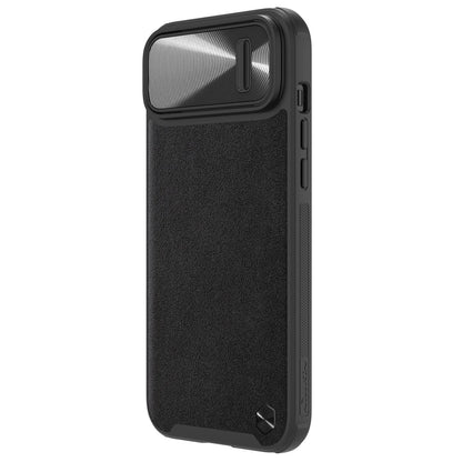 Nillkin CamShield Leather S Case iPhone 14 case cover with camera cover black_2