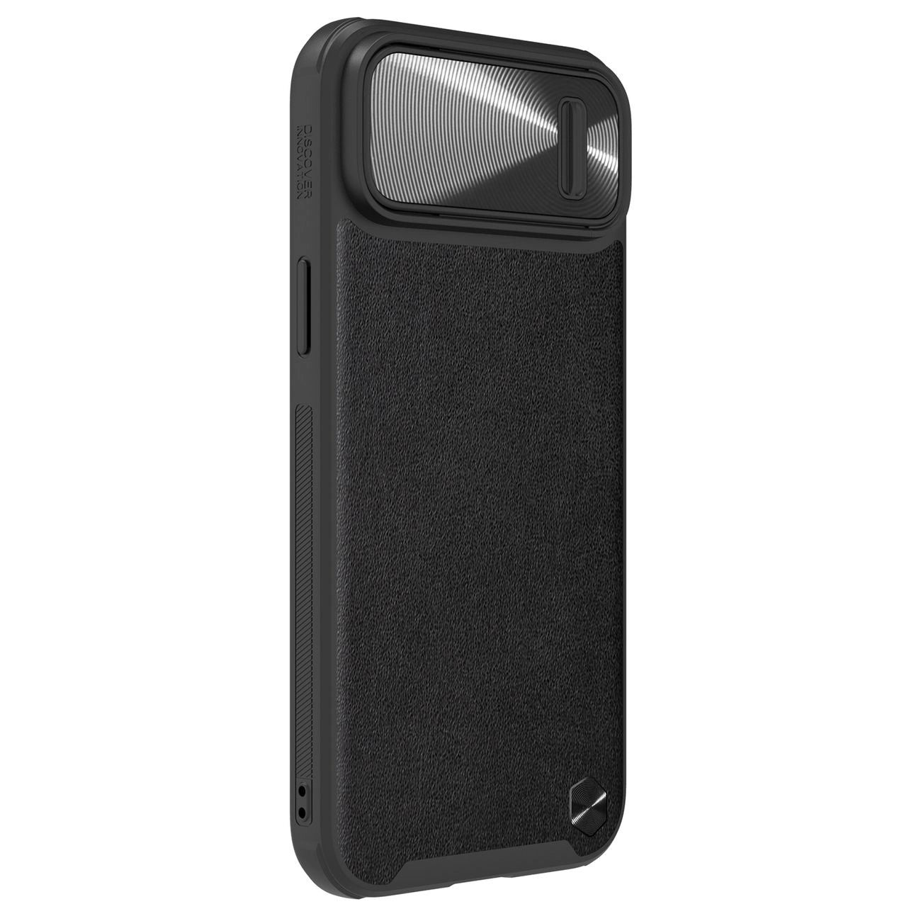 Nillkin CamShield Leather S Case iPhone 14 case cover with camera cover black_5
