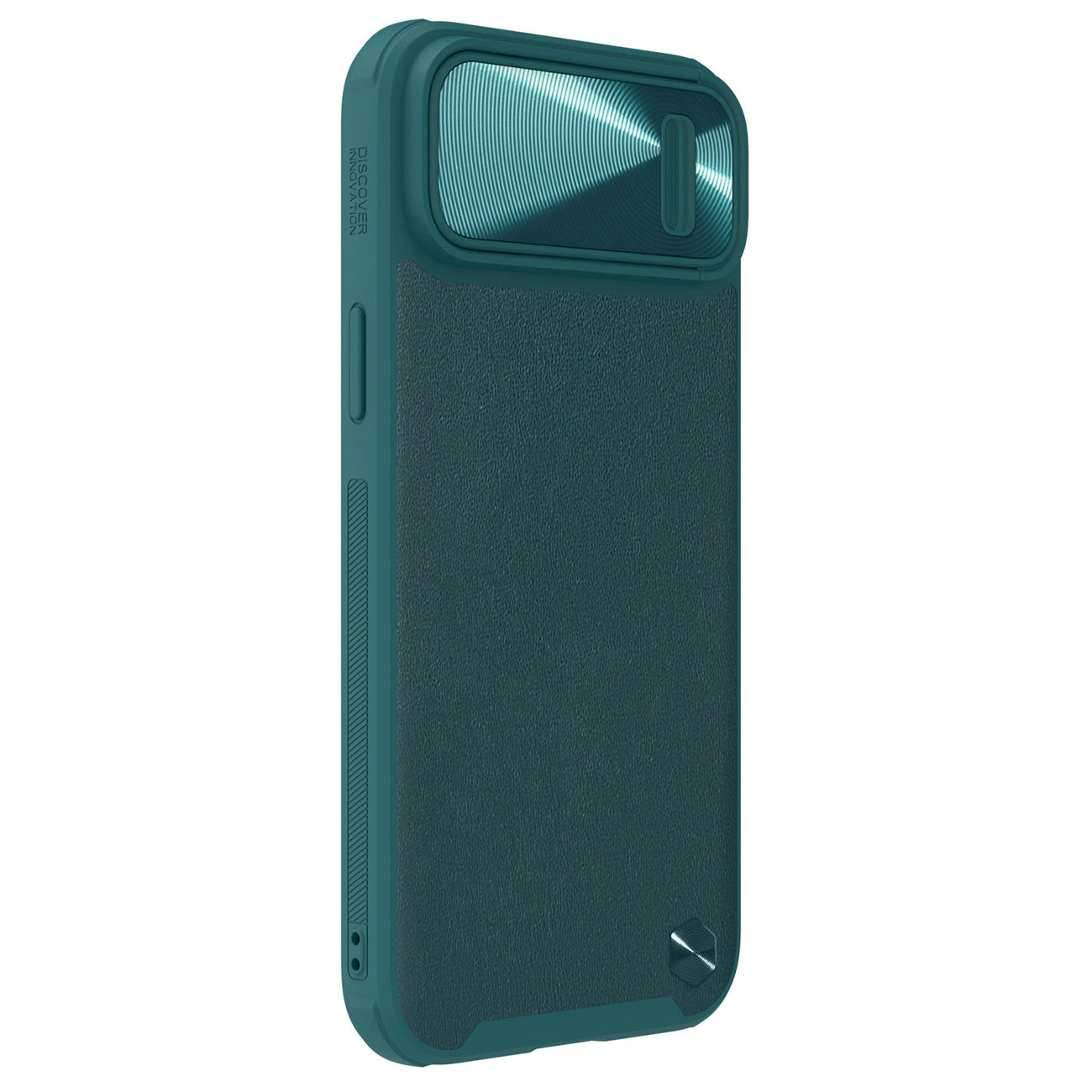 Nillkin CamShield Leather S Case iPhone 14 Plus case cover with camera cover green_2