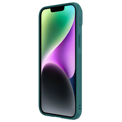 Nillkin CamShield Leather S Case iPhone 14 Plus case cover with camera cover green_3