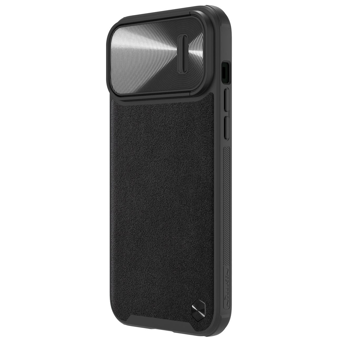Nillkin CamShield Leather S Case iPhone 14 Pro Max case with camera cover black_2