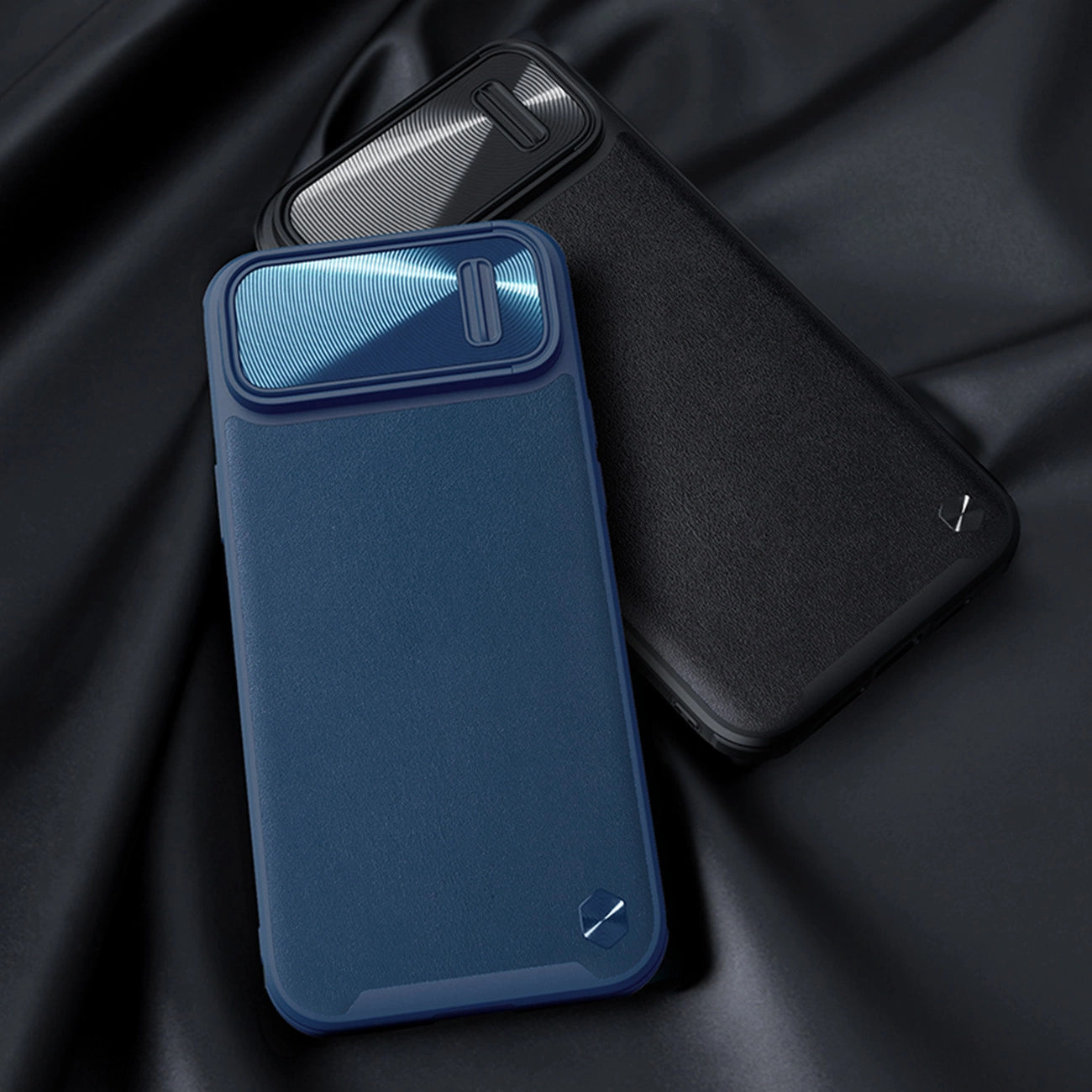 Nillkin CamShield Leather S Case iPhone 14 Pro Max case with camera cover green_14