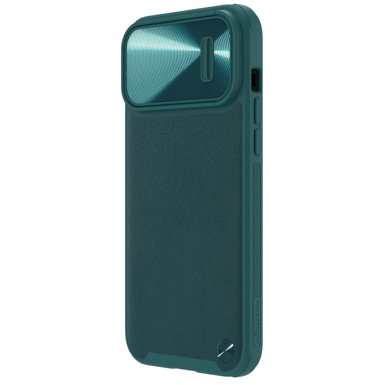 Nillkin CamShield Leather S Case iPhone 14 Pro Max case with camera cover green_2