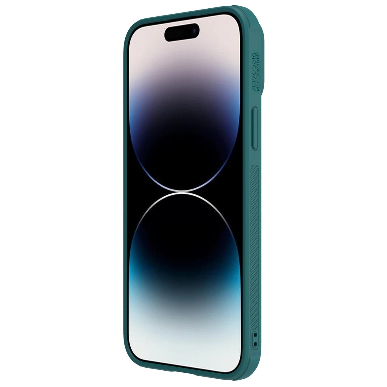 Nillkin CamShield Leather S Case iPhone 14 Pro Max case with camera cover green_5