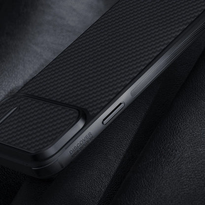 Nillkin Synthetic Fiber S Case iPhone 14 case with camera cover, black_15