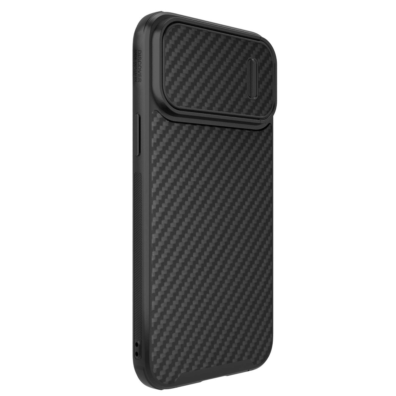 Nillkin Synthetic Fiber S Case iPhone 14 Pro Max case with camera cover, black_2