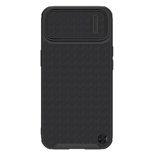 Nillkin Textured S Case for iPhone 14, armored cover with camera cover, black_0